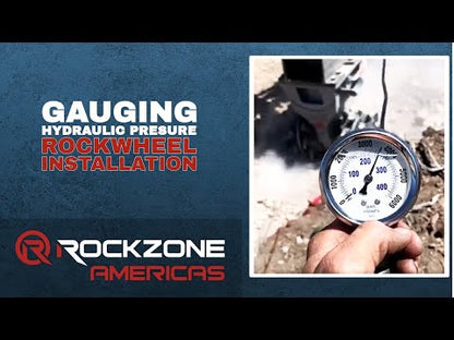 RockZone Rockwheel Twin Drum Cutters | Model D20 & D30 | Width 42" - 46" | Machine Size 17 - 42 Tons | For Excavators