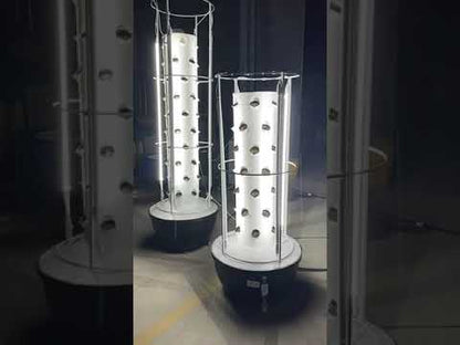 Lyine Vertical Hydroponic Tower | Model 4P6 Mechanical | 6‑Layer | 61" Height | LED Grow Lights | For Indoor Aeroponics System