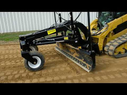 Level Best Grading Blade | Model GB108 | Width 108" | 8–30+ GPM | For Skid Steers & Track Loaders