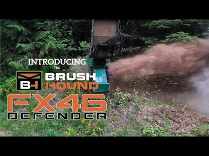 Brush-Hound FX-46 Forestry Defender Mulcher | 46" Cutting Width For Excavator