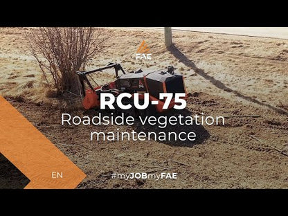 FAE Remote Controlled Tracked Carrier | Model RCU75 | 74 HP | SAE Attachments | For Forestry & Land Clearing