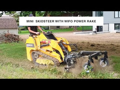 Wifo Equipment Harley Rake | Model R48CR Series | Working Width 48" | For Mini Skid Steer