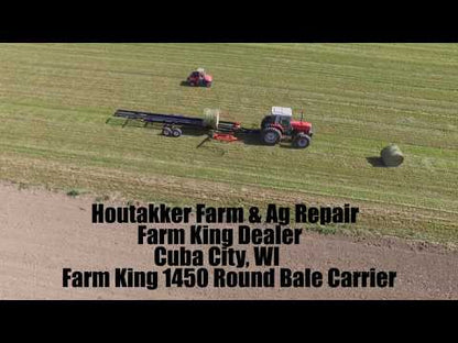 Farm King Round Bale Carrier | Model 1450 | Horsepower 60 HP | Maximum Speed 20 Mph | For Tractors