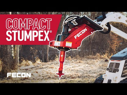 Fecon Compact STUMPEX | Model SHX12 | Bit 12" | Up To 3,250 lbs | 10–20 GPM | For Compact Utility Loaders & Mini Skid Steer