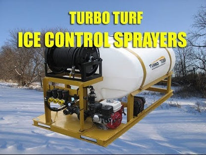 Turbo Turf Trailer Type Brine Sprayers | Tank Capacities 300, 500, 725, 1000 Gallons | Double Axle Trailer | Honda 5.5 HP