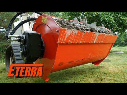 Eterra Attachments Hurricane Concrete Mixer | BMX-100 | 3.53 Cu. Ft. Capacity | Flow Rate 11-16 GPM | For Mini Skid Steers