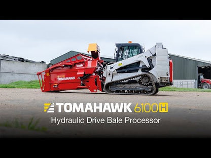 Teagle Tomahawk Straw Blower | Model 6100H | Max Oil Flow Rate 75 L/Min | Horsepower 70 HP | For Skid Steers, Compact Loaders & Tractors