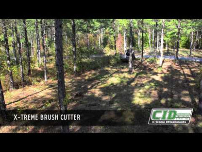 CID X-Treme Brush Cutter With High Troque Motor Attachment | 60"/72"/78" Cutting Width | For Skid Steer