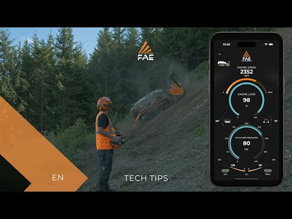 FAE Remote-Controlled Tracked Carrier | Model RCU55 | 56 HP | Up to 55° Slopes | For Forestry