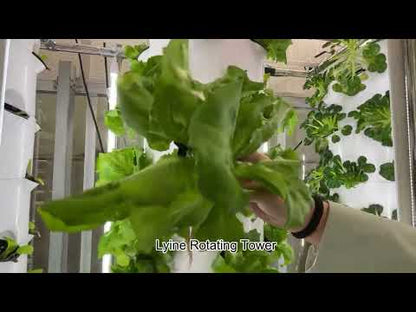 Lyine Hydroponic Rotating Tower Container Farming | 220V/380V | Plant Quantity 3072