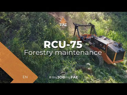 FAE Remote Controlled Tracked Carrier | Model RCU75 | 74 HP | SAE Attachments | For Forestry & Land Clearing