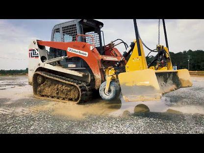 HitchDoc Dual Dozer | Model HDD-8 Base | Width 96" inches | Oil Flow Range 30-40 GPM | For Skid Steers