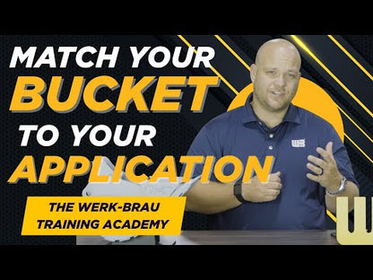 Werk-Brau Severe Duty Bucket | Heavy-Duty | Widths 18" To 48" | 12–120 Tons | For Excavators