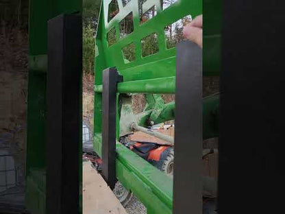 Express Steel | Pallet Forks | Model JD Global Euro | SKU ES60130 | Frame Width 50" | Horsepower 40 To 100 HP | For Tractors & Loaders