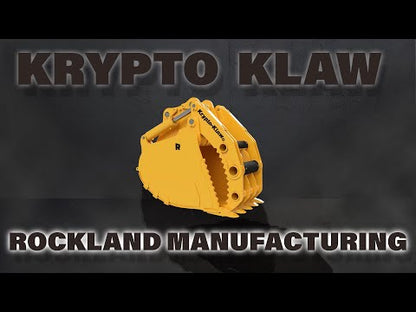 Rockland Krypto Klaw Bucket | Machine Weight 15,001 To 160,000 lbs | Bucket Width 30" To 78" Inches | Throat Opening 64" To 115" Inches | For Excavators