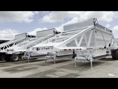 CPS | Lightweight Tandem Axle Bottom Dump Trailer | 40' Length | 23 CY Capacity | 96" Width | For Bulk Material Hauling & Construction Use