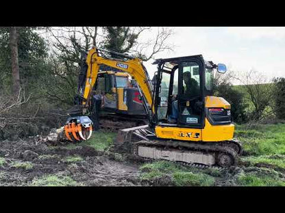 MDE Machinery Log & Debris Grapple 360° Rotate Excavator  | 27.55" To 43.33" Attachment Size | For Excavator