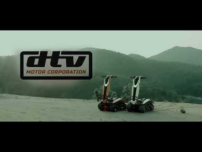 DTV Shredder Electric All-Terrain Tracked Vehicle | Model 200E | 43" x 27" Platform | 10 kW Dual Motor | 30 MPH Top Speed | For Off-Road Adventure & Utility Work