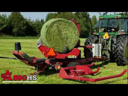 Anderson Farm King Combo Bale Wrapper 5'6" & 6' Bale Capacity | 75 Bales Per Hour | 13 Honda Engine