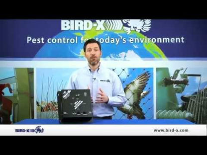 Bird-X® Super Quad Blaster The Ultimate Bird Deterrent | Model QB4+S | Coverage Area Up to 6,500 sq. ft.