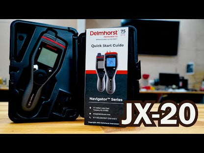 Delmhorst Moisture Meter | Model JX-20 | Moisture Content Range 6% to 60% (Wood, Douglas Fir) | Contact Pin Depth 5/16 inches