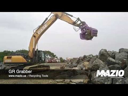 Mazio Demolition Sorting Excavator Grapple | GR Series GR-1 To GR-40 Models | Width 17.9" To 59" Inches | For Excavators