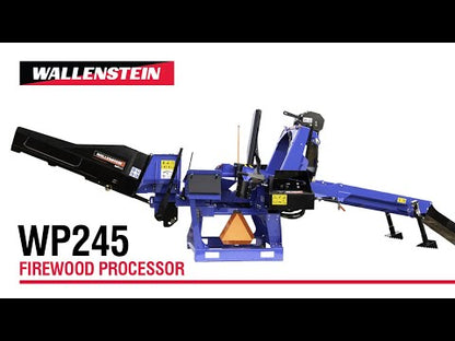 Wallenstein | Firewood Processors & Conveyors | Model WP Series | Width 69" & 114" | Engine Horsepower 14-40 HP |  For Tractors