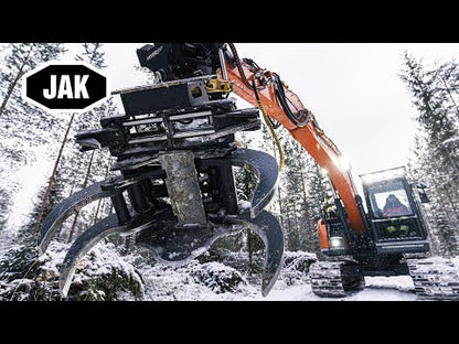Ragnartech Model JAK-300 Tree Grapple Saw | With Collector & Rotator Options | For 12-20 Ton Excavators