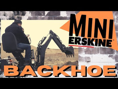 Erskine Backhoe | BH-780 & BH-1080 Model | With Bucket 9" to 18" | For Skid Steer