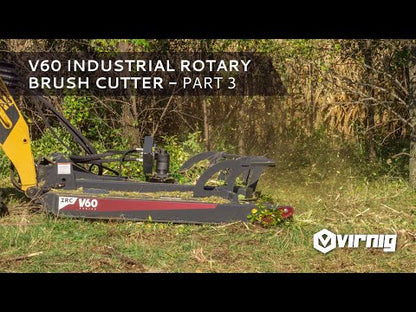 Virnig V60 Open Front Rotary Brush Cutter | Models IRC72, IRC78 & IRC84 | Widths 72" To 84" | Hydraulic Flow 20 To 45 GPM | For Skid Steer