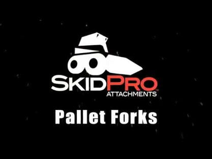 Express Steel Quick Attach Pallet Forks | SKU ES60050 | Fork Length 36"–48" | Frame Width 45.5" | Hydraulic Flow 15–25 GPM | For Skid Steers