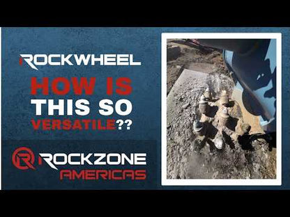 RockZone Rockwheel Twin Drum Cutters | Model D20 & D30 | Width 42" - 46" | Machine Size 17 - 42 Tons | For Excavators
