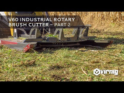 Virnig V60 Open Front Rotary Brush Cutter | Models IRC72, IRC78 & IRC84 | Widths 72" To 84" | Hydraulic Flow 20 To 45 GPM | For Skid Steer
