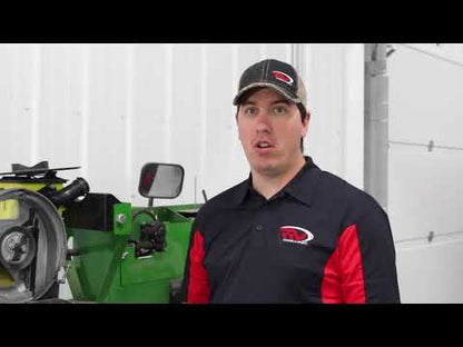 RRV Canola Disk Knock-Out Wheel Assembly & Wear Strip | 12-Notch Design | 0.5" Polycarbonate | For John Deere CCS Mini-Hopper