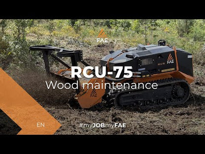 FAE Remote Controlled Tracked Carrier | Model RCU75 | 74 HP | SAE Attachments | For Forestry & Land Clearing