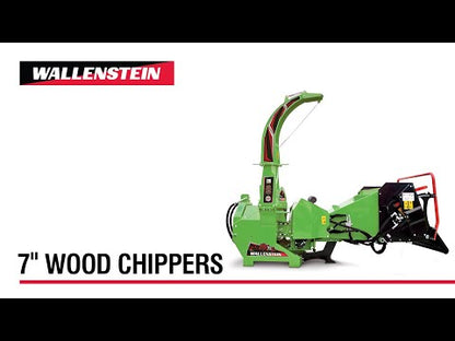 Wallenstein | Gravity Feed Wood Chippers | Models BX Series | Rotor Diameter 25" To 36" | Chipping Capacity 3.5" To 10" | Horsepower 22-120 HP | For Tractors