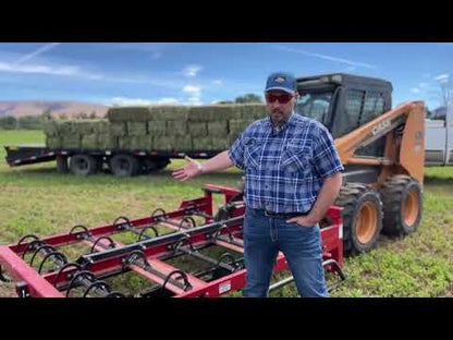 Northstar Attachments Bale Accumulator SSL | Model NXE-SS | 10 Bale Capacity | 14" x 18" Bales | 10–15 GPM | For Skid Steers
