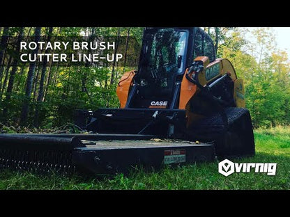 Virnig V50 Closed Front Rotary Brush Cutter | Models RBV60, RBV66, RBV72 & RBV78 | Widths 60" To 78" | Hydraulic Flow 14 To 45 GPM | For Skid Steer