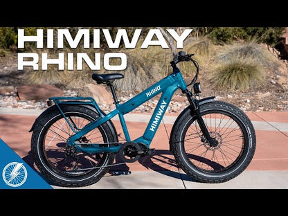 Himiway D5 Plus (Rhino) | 1000W Mid-Drive Motor | 80-110 Miles Per Charge | Dual Battery Off-Road Electric Bike