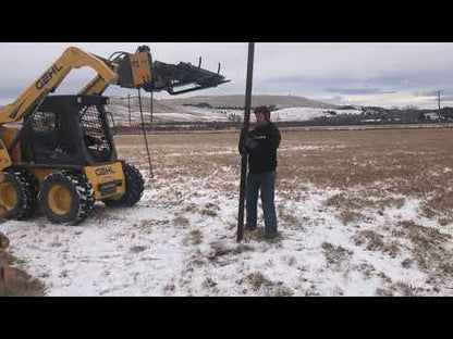Montana Post Driver | T-Rex 350E Series | Width 18" & 28" inches | Oil Flow Range 5-20 GPM | For Skid Steers & Loaders