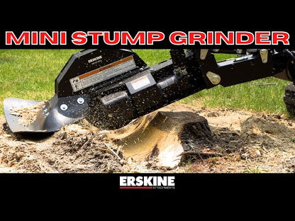 Erskine Mini Stump Grinder | 66° Cutting Arc | 7-16 GPM Hydraulic Requirements | For Mini Skid Steer