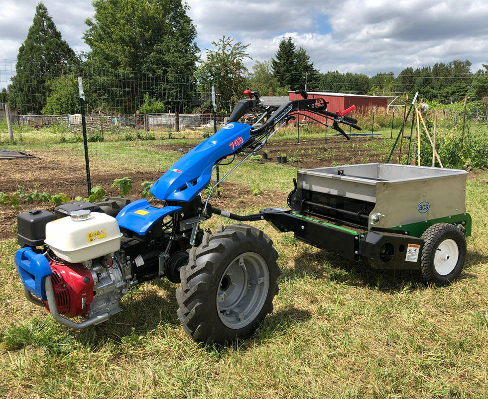 Earth & Turf | MultiSpread | 65PT Pull Behind Topdresser | 44" Overall Width | 30" Spread Width | 12 HP Minimum | For Tractor & ATV Compatible