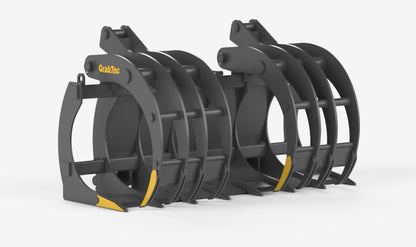 GrabTec Demolition Grapple Rock Hauling & Tree Work | Model RDX | Maximum Opening Width 65", 76" 82" & 99" inches | For Heavy-Duty Wheel Loader