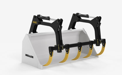 GrabTec Farm Grapples | Model GF | Width 81", 91" & 99" inches Horsepower 75-150 HP | For Wheel Loaders & Farm Loaders