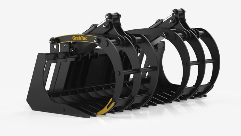 GrabTec Demo Grapple  iClaw™ Technology for Demolition, Rock Hauling & Tree Work | Model GDX | Width 84" inches | Horsepower 50-120 HP | For Skid Steer