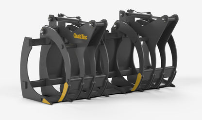 GrabTec Demolition Grapple Rock Hauling & Tree Work | Model RDX | Maximum Opening Width 65", 76" 82" & 99" inches | For Heavy-Duty Wheel Loader