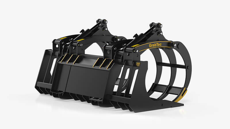 GrabTec Demo Grapple  iClaw™ Technology for Demolition, Rock Hauling & Tree Work | Model GDX | Width 84" inches | Horsepower 50-120 HP | For Skid Steer