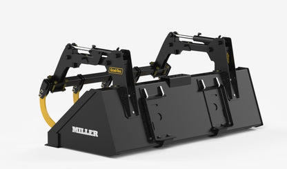 GrabTec Bucket & Grapple Combos | Model GS | Width 72" & 84" inches | Oil Flow Range 15-30 GPM | For Skid Loaders