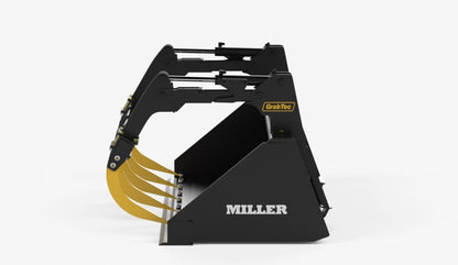 GrabTec Bucket & Grapple Combos | Model GS | Width 72" & 84" inches | Oil Flow Range 15-30 GPM | For Skid Loaders
