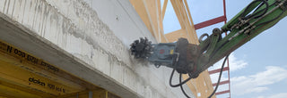 RockZone Rock and Concrete Grinder Attachment | Models G50, G60 & G125 | Width 41" To 59" | 40 To 150 Ton | For Excavators